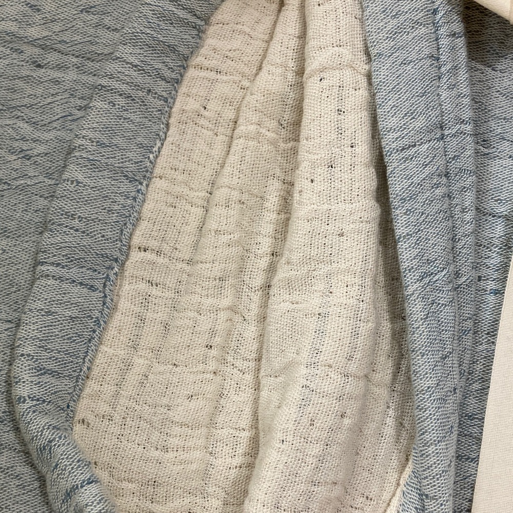 NWT! Piscatextil Light Blue cotton King coverlet - Picture 3 of 4